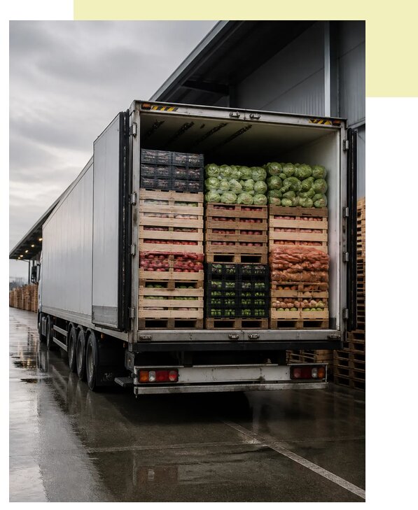 Перевозка плодоовощной продукции в Отрадного по цене от 5435 р. | Агросервис-Трд