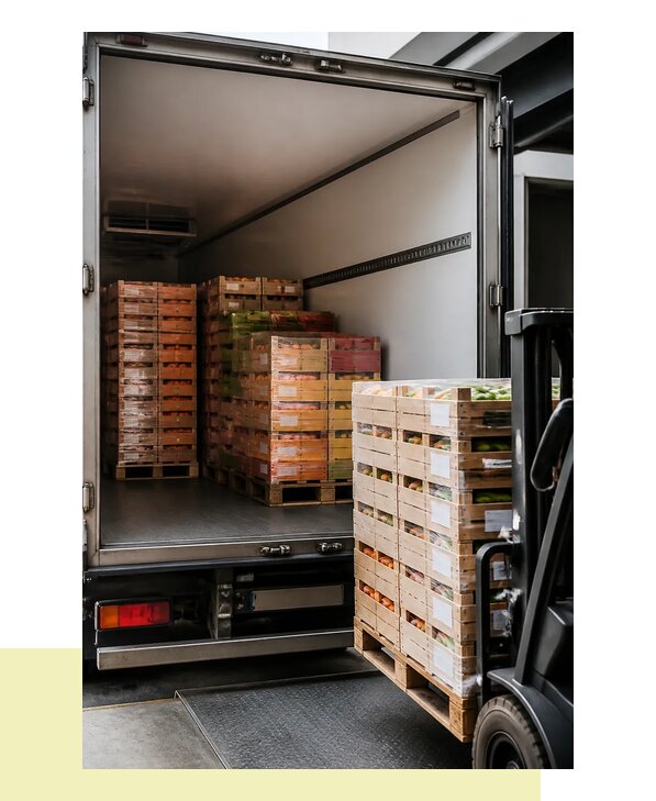 Перевозка сельхозпродукции на паллетах с доставкой в Отрадного